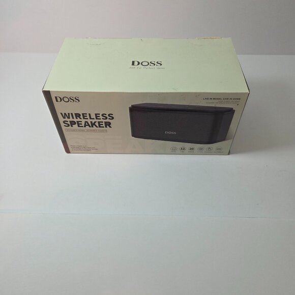 NWT - DOSS SoundBox Wireless Bluetooth Speaker – Black - Picture 4 of 8